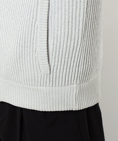 COMME CA ISM（コムサイズム）の「モール ドライバーズニット（ニット/セーター・メンズ・ブラック/グレー・LARGE/MEDIUM）」の18枚目の写真