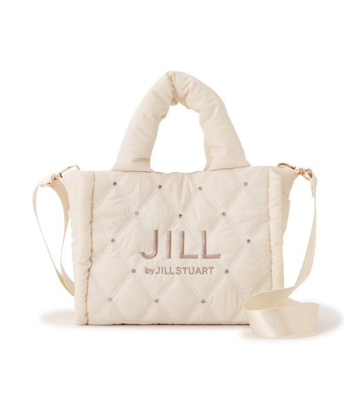 JILL by JILL STUART(ジルバイジルスチュアート)の「◇キルティングパフトートバッグ(トートバッグ・レディース・ピンク/ホワイト/ブラック・FREE)」の13枚目の写真