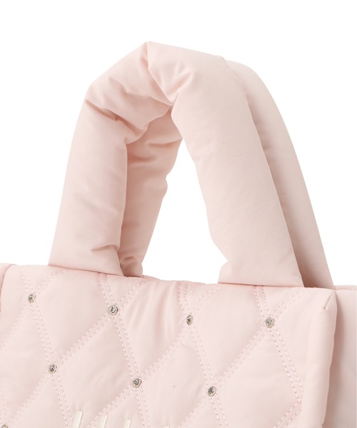 JILL by JILL STUART(ジルバイジルスチュアート)の「◇キルティングパフトートバッグ(トートバッグ・レディース・ピンク/ホワイト/ブラック・FREE)」の16枚目の写真
