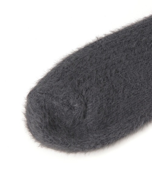 LEPSIM（レプシィム）の「もこもこソックス　591437（ソックス/靴下・レディース・アイボリー/チャコールグレー・ONE SIZE）」の10枚目の写真