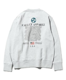 Valley Apparel（バレーアパレル）の「ヒストリープリントクルーネックスウェット（スウェット）」
