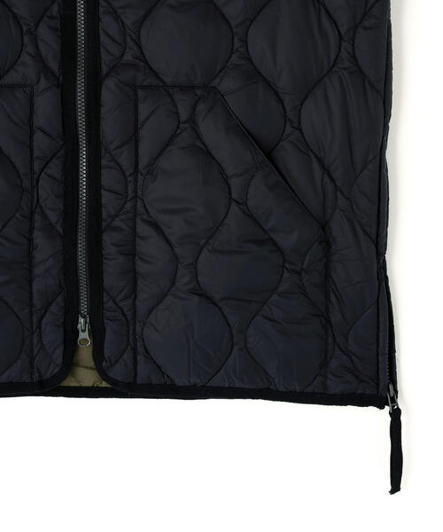 TAION(タイオン)の「TAION/タイオン/MILITARY V NECK W-ZIP DOWN VEST(ダウンベスト・レディース・ブラック・S/M/L)」の11枚目の写真