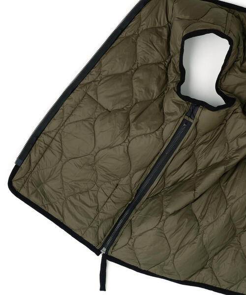 TAION(タイオン)の「TAION/タイオン/MILITARY V NECK W-ZIP DOWN VEST(ダウンベスト・レディース・ブラック・S/M/L)」の12枚目の写真