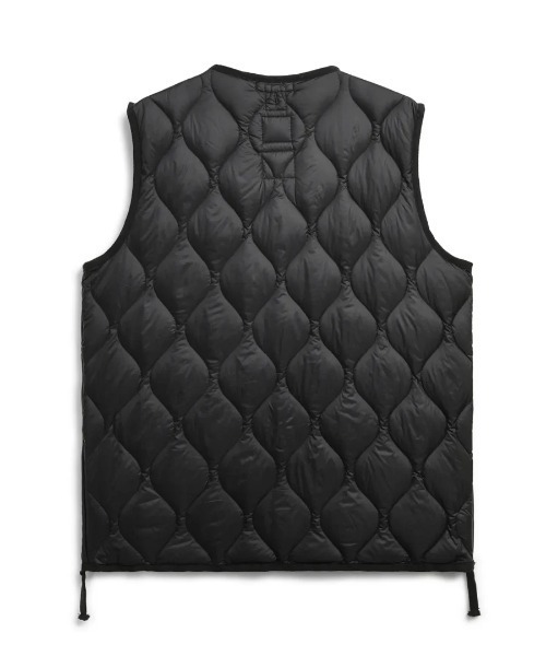 TAION(タイオン)の「TAION/タイオン/MILITARY V NECK W-ZIP DOWN VEST(ダウンベスト・レディース・ブラック・S/M/L)」の2枚目の写真