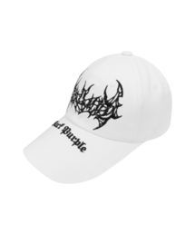 BLACKPURPLE | Bad-Bat Ball Cap - White(キャップ)