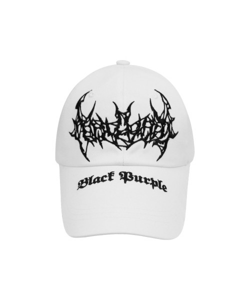 BLACKPURPLE（ブラックパープル）の「Bad-Bat Ball Cap - White（キャップ・メンズ・ホワイト・FREE）」の6枚目の写真