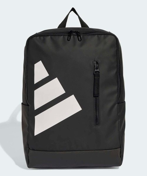 adidas（アディダス）の「バックトゥユニバーシティ バックパック / アディダス adidas（バックパック/リュック・メンズ・ブラック×ホワイト・FREE）」の2枚目の写真