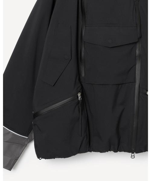 YDOT（ワイドット）の「【YDOT / ワイドット】3LAYER DN TECH DOUBLE ZIP JACKET / 3レイヤーDNテックダブルジップジャケット YU41603（ナイロンジャケット・メンズ・ブラック・M/L）」の14枚目の写真