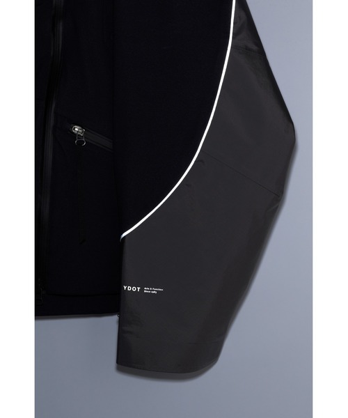 YDOT（ワイドット）の「【YDOT / ワイドット】3LAYER DN TECH DOUBLE ZIP JACKET / 3レイヤーDNテックダブルジップジャケット YU41603（ナイロンジャケット・メンズ・ブラック・M/L）」の17枚目の写真
