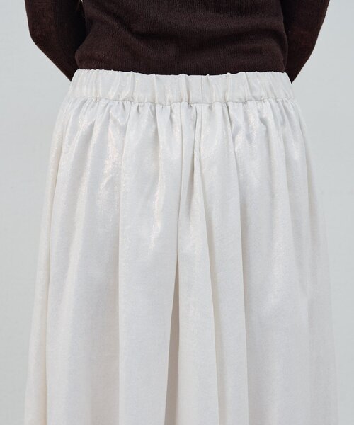 SHENERY（シーナリー）の「シャイニースカート（スカート・レディース・ホワイト/ブラック・38/36）」の15枚目の写真