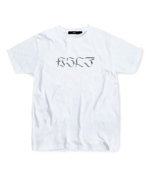 ESCAPEFROM（エスケープフロム）の「metal logo t-shirt white（Tシャツ/カットソー・メンズ）」