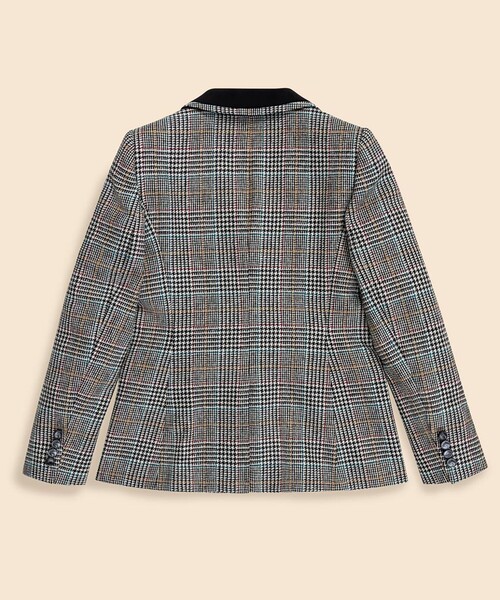 BROOKS BROTHERS(ブルックスブラザーズ)の「ウール マルチカラーチェック 3ボタンライディングジャケット(テーラードジャケット・レディース・マルチ・0/4/6/8/2)」の7枚目の写真