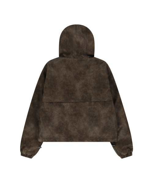 AAKAM(アーカム)の「Leather Puffer Jacket (Brown)(ダウンジャケット/コート・レディース・その他・1/2)」の2枚目の写真