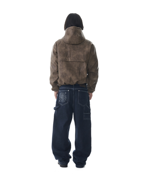 AAKAM(アーカム)の「Leather Puffer Jacket (Brown)(ダウンジャケット/コート・レディース・その他・1/2)」の11枚目の写真