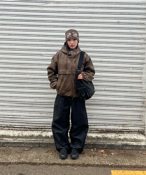 AAKAM(アーカム)の「Leather Puffer Jacket (Brown)(ダウンジャケット/コート・レディース・その他・1/2)」の14枚目の写真