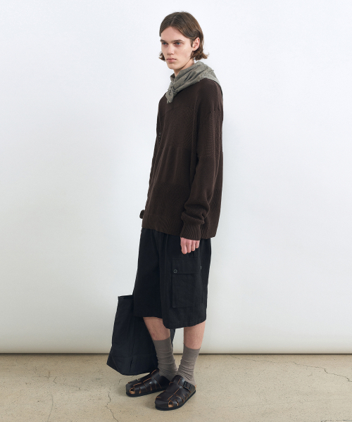 INSILENCE(インサイロンス)の「リネンバミューダカーゴショーツ ブラック(その他パンツ・レディース・その他・SMALL/MEDIUM/LARGE)」の14枚目の写真