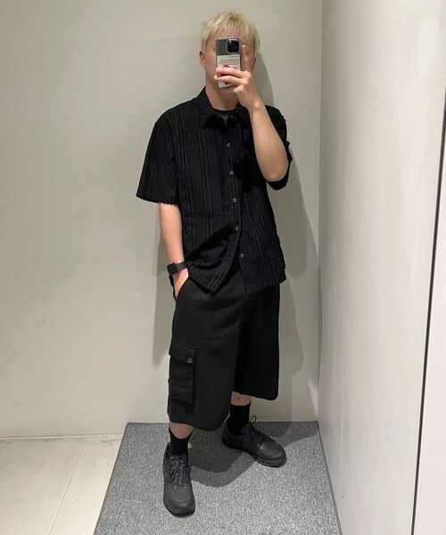 INSILENCE(インサイロンス)の「リネンバミューダカーゴショーツ ブラック(その他パンツ・レディース・その他・SMALL/MEDIUM/LARGE)」の7枚目の写真