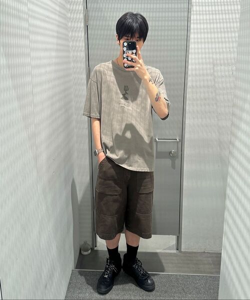 INSILENCE（インサイロンス）の「ガーメントダイ バermuda ショーツ ブラウン（その他パンツ・レディース・その他・SMALL/MEDIUM/LARGE）」の12枚目の写真