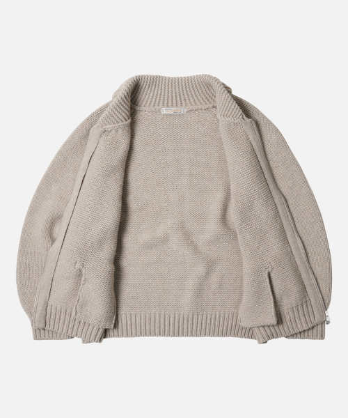 FRIZMWORKS(フリズムワークス)の「HEAVY COWICHAN ZIP UP CARDIGAN _ OATMEAL(カーディガン/ボレロ・メンズ・その他・SMALL/MEDIUM/LARGE/X-LARGE)」の2枚目の写真