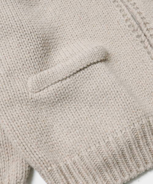 FRIZMWORKS(フリズムワークス)の「HEAVY COWICHAN ZIP UP CARDIGAN _ OATMEAL(カーディガン/ボレロ・メンズ・その他・SMALL/MEDIUM/LARGE/X-LARGE)」の5枚目の写真