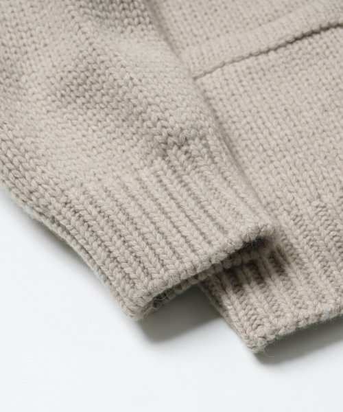FRIZMWORKS(フリズムワークス)の「HEAVY COWICHAN ZIP UP CARDIGAN _ OATMEAL(カーディガン/ボレロ・メンズ・その他・SMALL/MEDIUM/LARGE/X-LARGE)」の6枚目の写真