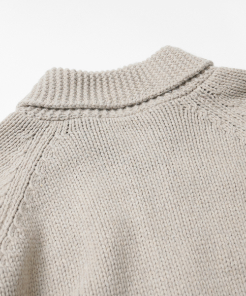 FRIZMWORKS(フリズムワークス)の「HEAVY COWICHAN ZIP UP CARDIGAN _ OATMEAL(カーディガン/ボレロ・メンズ・その他・SMALL/MEDIUM/LARGE/X-LARGE)」の8枚目の写真