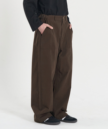 TOFFEE（トフィー）の「FATIGUE VIZO CANVAS COTTON PANTS (BROWN)（その他パンツ・メンズ）」