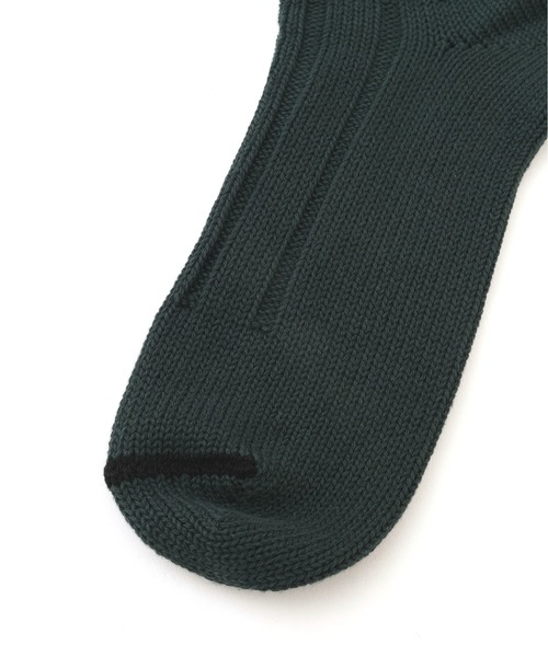 MHL.（エムエイチエル）の「WIDE RIB COTTON SOCKS（ソックス/靴下・メンズ・ホワイト系その他2/ブラック/ブルー系その他4・FREE）」の6枚目の写真