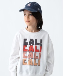 [長いシーズン活躍♪]SUNSETインレイプリントスウェット(KIDS)