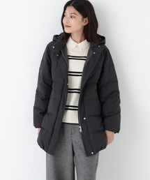 human woman（ヒューマンウーマン）の「◆フーディースタンドカラー２ｗａｙダウンコート（ダウンジャケット/コート）」