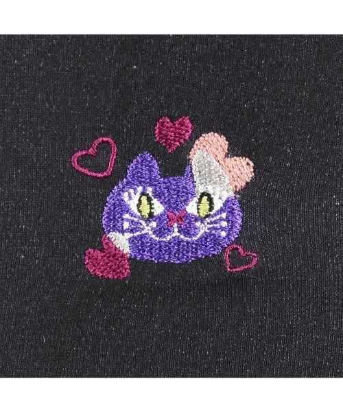 ANNA SUI(アナスイ)の「フェイクカラー刺繍タイツ(タイツ/ストッキング・レディース・パープル/ベージュ・M~L)」の4枚目の写真