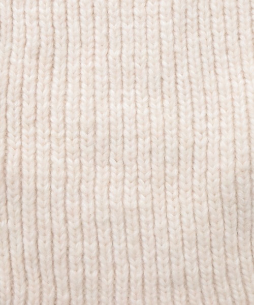 Crisp（クリスプ）の「リボンニットバラクラバ（ニットキャップ/ビーニー・レディース・ベージュ/アイボリー・FREE）」の17枚目の写真