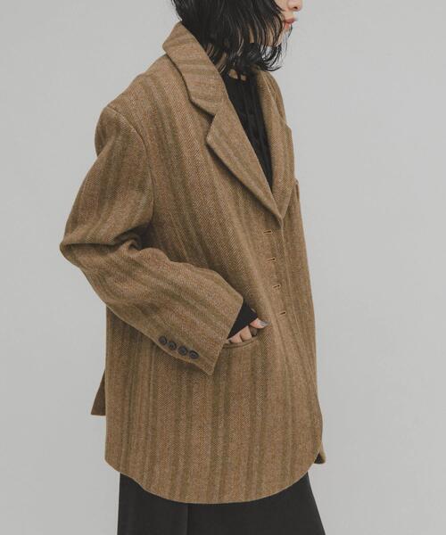 KBF（ケイビーエフ）の「ウールMIXテーラードジャケット（その他アウター・レディース・グリーン系その他/オレンジ系その他・ONE）」の9枚目の写真