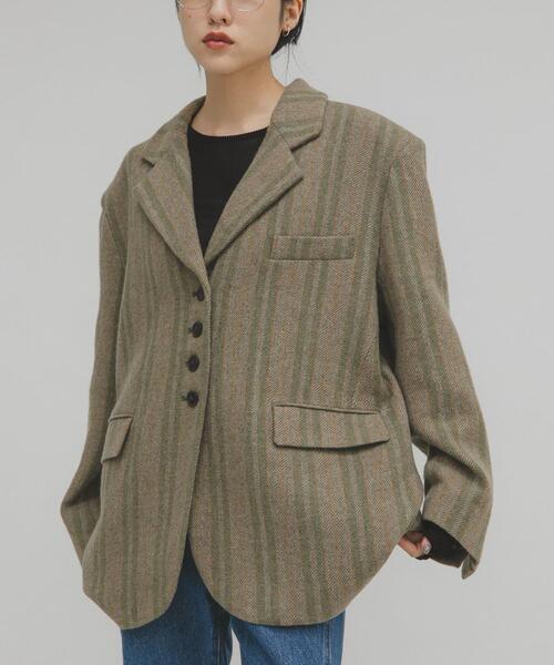 KBF（KBF）/ウールMIXテーラードジャケット セール】ウールMIXテーラードジャケット（その他アウター）｜KBF