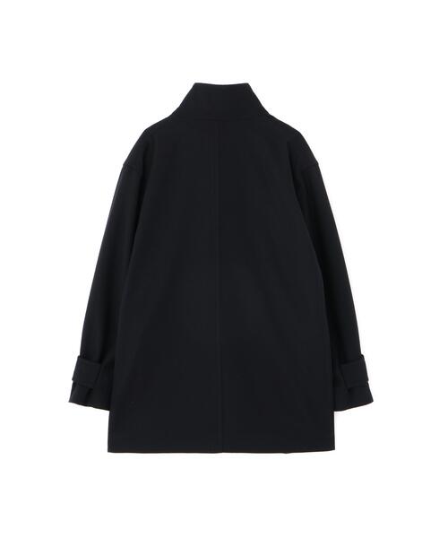 MARGARET HOWELL（マーガレットハウエル）の「LIGHT FLANNEL WOOL COAT（ダッフルコート・レディース・ブラック・2/1）」の13枚目の写真