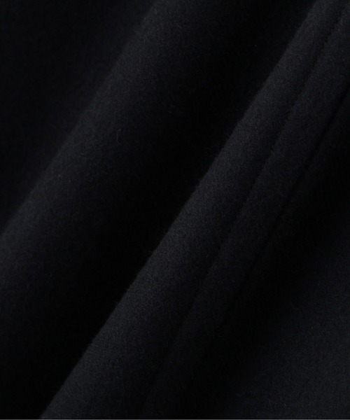 MARGARET HOWELL（マーガレットハウエル）の「LIGHT FLANNEL WOOL COAT（ダッフルコート・レディース・ブラック・2/1）」の8枚目の写真