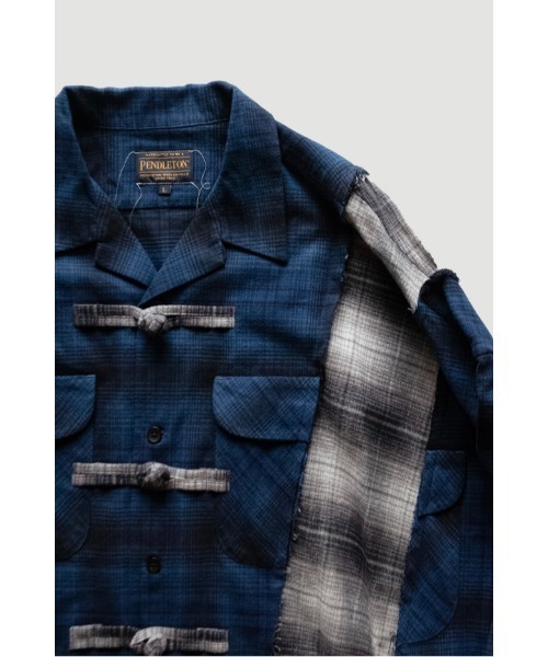 DISCOVERED(ディスカバード)の「× PENDLETON CHINA WIDE SHIRT(シャツ/ブラウス・メンズ・ブルー系その他/ミント/ブルー系その他2/レッド系その他/グレー系その他/ワイン・FREE)」の9枚目の写真