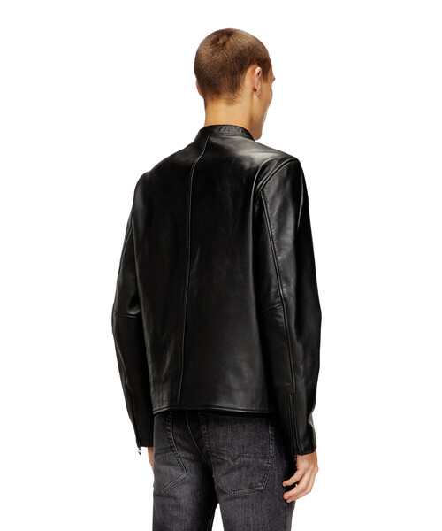 メンズ レザージャケット L-TAD-WRD（ライダースジャケット）｜DIESEL