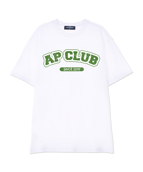 ASTRAL PROJECTION(アストラルプロジェクション)の「エイピークラブ スーピマコットン ラウンドネック 半袖Tシャツ_ホワイト(Tシャツ/カットソー・メンズ・その他・LARGE/X-LARGE/XX-LARGE)」の1枚目の写真