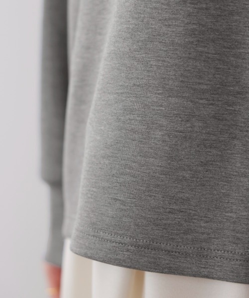 Bou Jeloud(ブージュルード)の「シルキーダンボールコクーンパーカー(パーカー・レディース・ブラック/オフホワイト/グレー・FREE)」の6枚目の写真