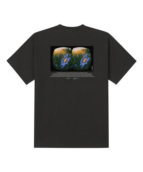 RADINEO(ラディネオ)の「バーチャルフラワー半袖Tシャツブラック(Tシャツ/カットソー・メンズ・その他・LARGE/MEDIUM/SMALL/X-LARGE)」の1枚目の写真