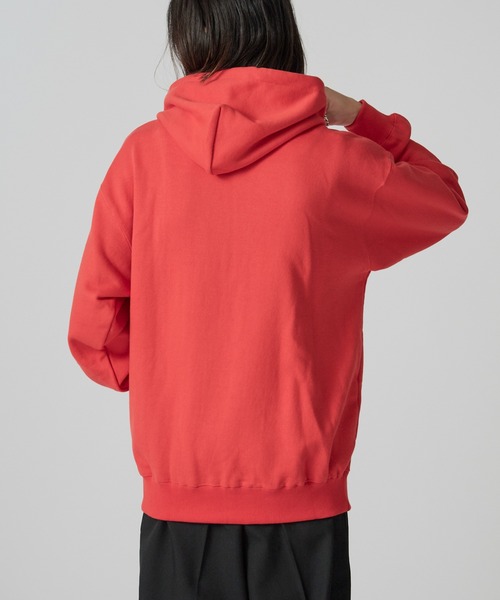 ROOPTOKYO（ループトウキョウ）の「無地ボディ ベーシック プルオーバーパーカー 中肉厚生地（パーカー・メンズ・ホワイト/ブラック/グレー/アッシュグレー/ライトブルー/レッド/ネイビー/オリーブ/バーガンディー・S/M/L/XL）」の8枚目の写真