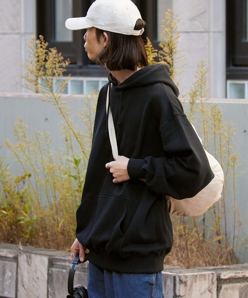 ROOPTOKYO（ループトウキョウ）の「無地ボディ ベーシック プルオーバーパーカー 中肉厚生地（パーカー・メンズ・ホワイト/ブラック/グレー/アッシュグレー/ライトブルー/レッド/ネイビー/オリーブ/バーガンディー・S/M/L/XL）」の11枚目の写真