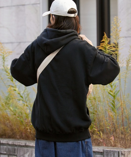 ROOPTOKYO（ループトウキョウ）の「無地ボディ ベーシック プルオーバーパーカー 中肉厚生地（パーカー・メンズ・ホワイト/ブラック/グレー/アッシュグレー/ライトブルー/レッド/ネイビー/オリーブ/バーガンディー・S/M/L/XL）」の12枚目の写真