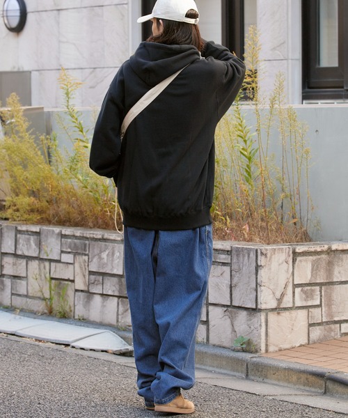 ROOPTOKYO（ループトウキョウ）の「無地ボディ ベーシック プルオーバーパーカー 中肉厚生地（パーカー・メンズ・ホワイト/ブラック/グレー/アッシュグレー/ライトブルー/レッド/ネイビー/オリーブ/バーガンディー・S/M/L/XL）」の13枚目の写真