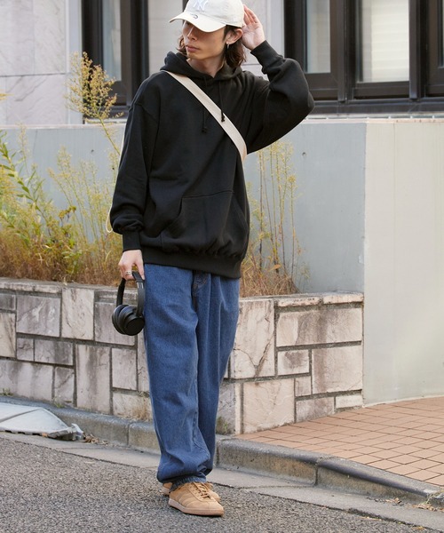 ROOPTOKYO（ループトウキョウ）の「無地ボディ ベーシック プルオーバーパーカー 中肉厚生地（パーカー・メンズ・ホワイト/ブラック/グレー/アッシュグレー/ライトブルー/レッド/ネイビー/オリーブ/バーガンディー・S/M/L/XL）」の15枚目の写真