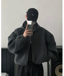 NUS（ナス）の「YEI フードジャケット (チャコール)（パーカー）」