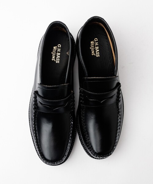 G.H.BASS（ジーエイチバス）の「【G.H.BASS】BA11540 / ハイカット ローファー（ローファー・メンズ・ブラック・8/9）」の2枚目の写真