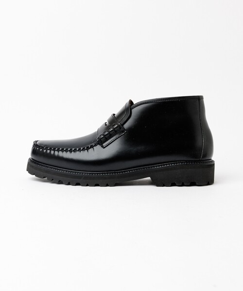 G.H.BASS（ジーエイチバス）の「【G.H.BASS】BA11540 / ハイカット ローファー（ローファー・メンズ・ブラック・8/9）」の3枚目の写真