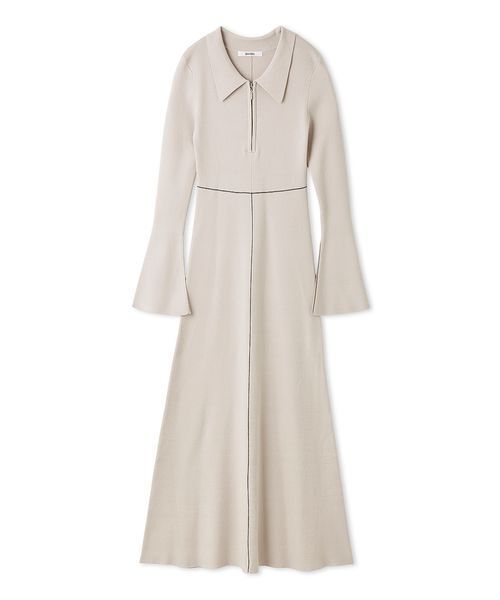 Sustainableスキッパーニットワンピース（ワンピース）｜SNIDEL